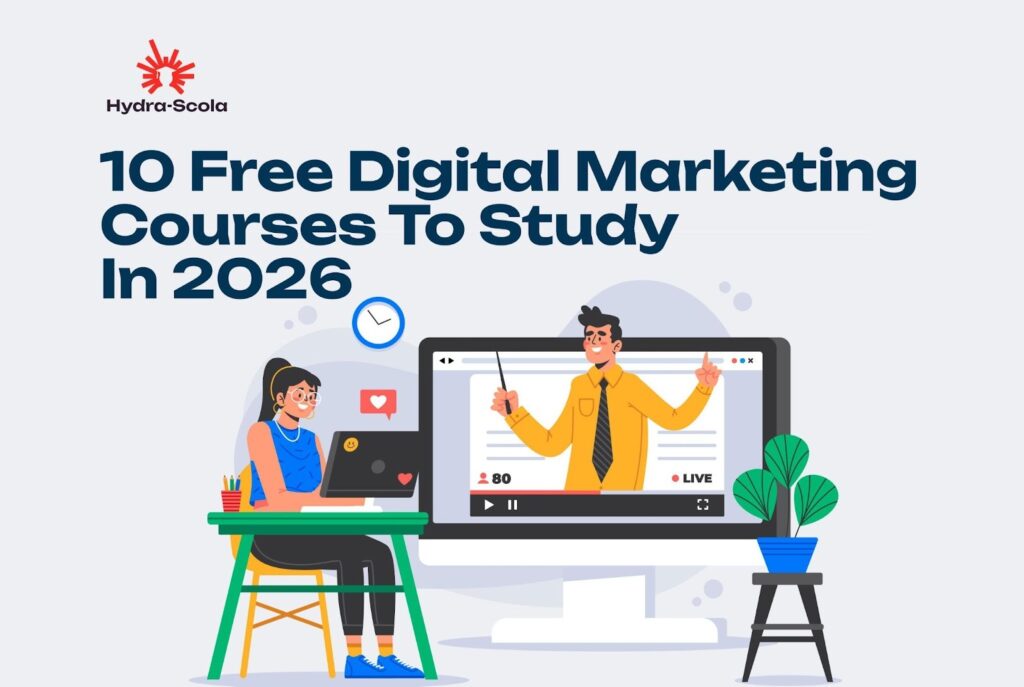 10 Free Digital Marketing Courses To Study in 2026