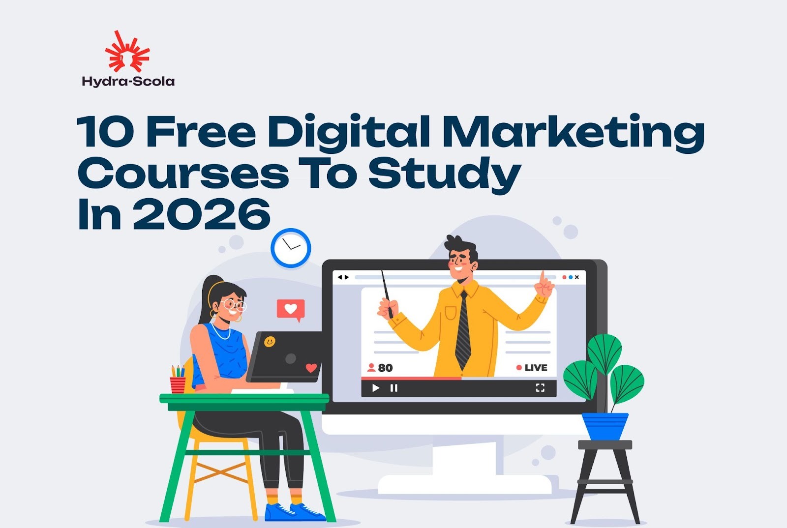 10 Free Digital Marketing Courses To Study in 2026